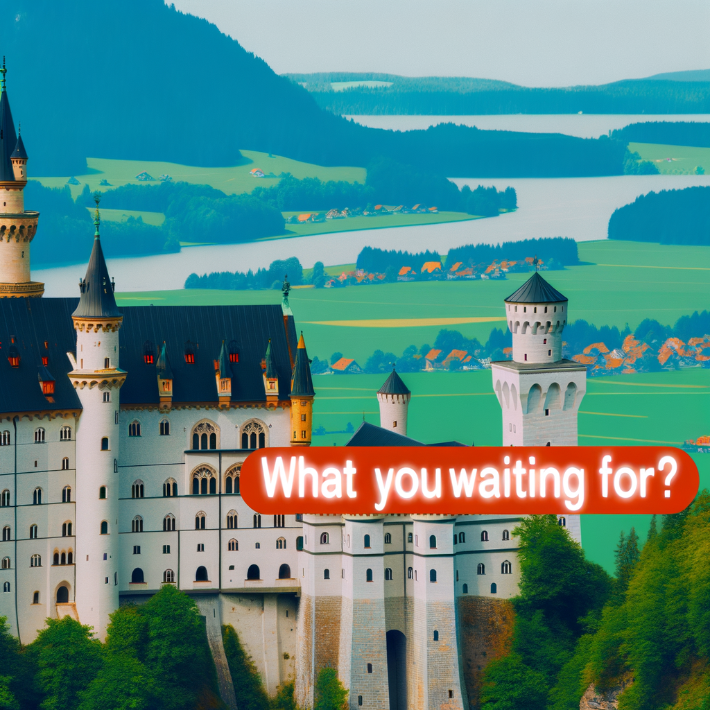 Almanya ve Neuschwanstein Kalesi