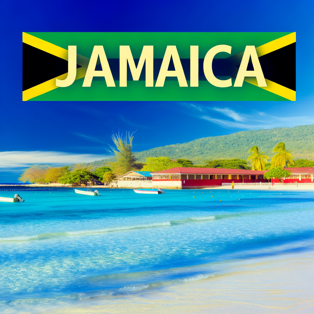 Jamaika ve Turistlik Yeri Montego Bay