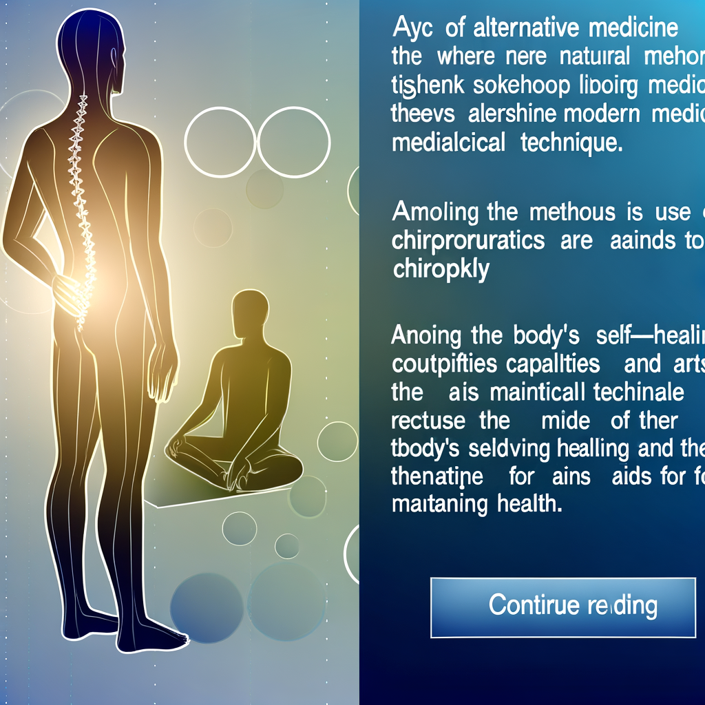 Alternatif Tıp: Chiropractic